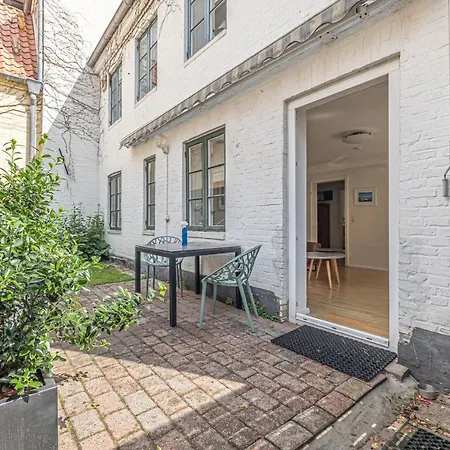 Fewo1846 - Gerty Molzen - Komfortable 2-Zimmer-Wohnung Mit Terrasse Im Stadtzentrum Flensburg Exterior photo